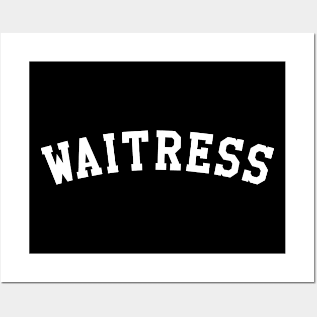 Waitress Wall Art by KC Happy Shop